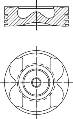MAHLE 001 PI 00177 002 - Поршень autocars.com.ua