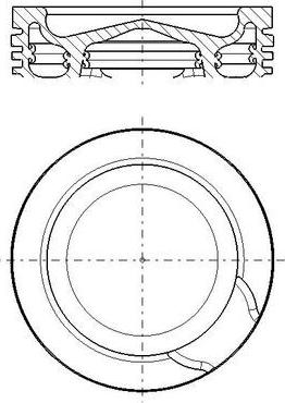 MAHLE 001 PI 00194 000 - Поршень autocars.com.ua