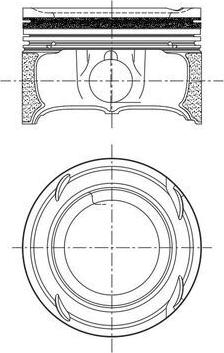 MAHLE 001 PI 00200 000 - Поршень autocars.com.ua