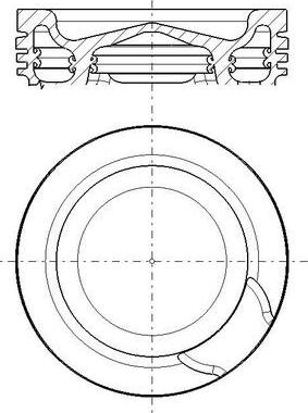 MAHLE 001 PI 00203 000 - Поршень autocars.com.ua