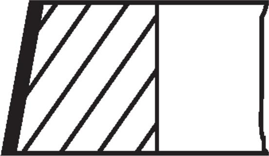 MAHLE 001 RS 11145 0N0 - Комплект поршневих кілець autocars.com.ua