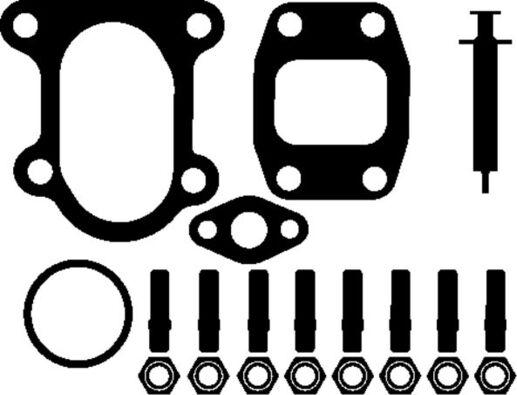 MAHLE 001 TA 17009 000 - Монтажний комплект, компресор autocars.com.ua