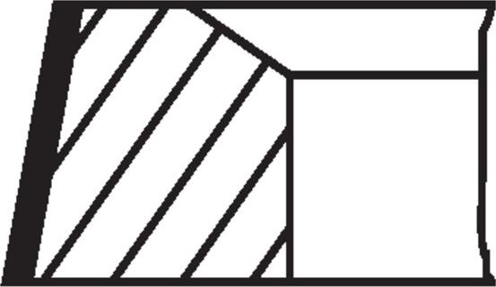 MAHLE 028 RS 10101 0N2 - Комплект поршневих кілець autocars.com.ua