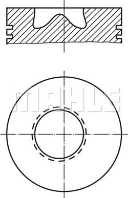 MAHLE 003 02 00 - Поршень autocars.com.ua