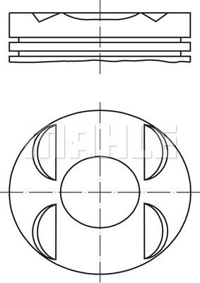 MAHLE 002 94 00 - Поршень autocars.com.ua