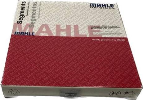 MAHLE 002955N2 - Комплект поршневих кілець autocars.com.ua