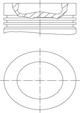 MAHLE 003 16 00 - Поршень autocars.com.ua
