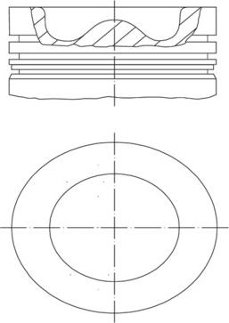 MAHLE 005 32 10 - Поршень autocars.com.ua