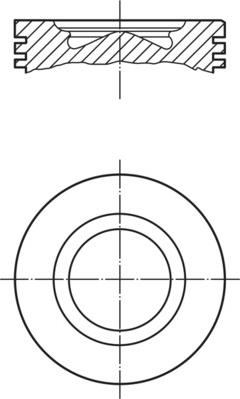 MAHLE 007 PI 00106 001 - Поршень autocars.com.ua