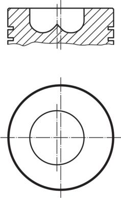MAHLE 0084805 - Поршень autocars.com.ua