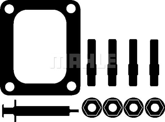 MAHLE 008 TA 17836 000 - Монтажний комплект, компресор autocars.com.ua