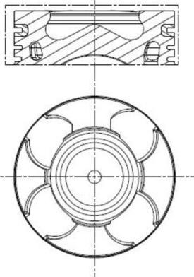 MAHLE 011 PI 00100 000 - Поршень autocars.com.ua