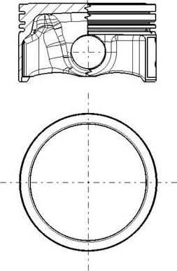 MAHLE 011 PI 00118 000 - Поршень autocars.com.ua