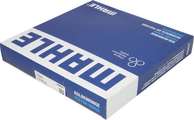 MAHLE 014 82 N0 - Комплект поршневих кілець autocars.com.ua