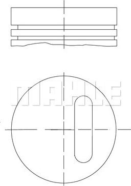 MAHLE 021 01 00 - Поршень autocars.com.ua