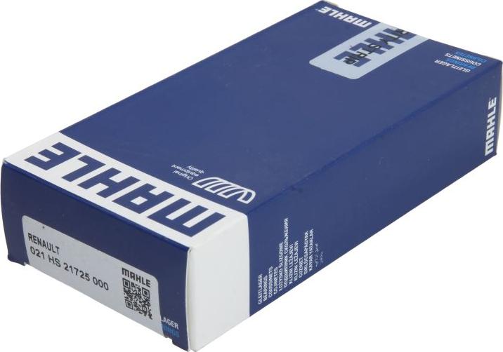 MAHLE 021 HS 21725 000 - Комплект підшипників колінчастого вала autocars.com.ua