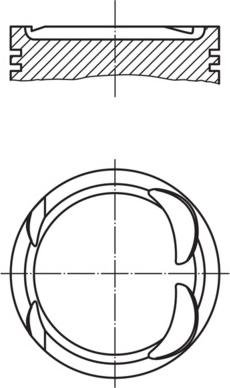 MAHLE 021 PI 00117 000 - Поршень autocars.com.ua