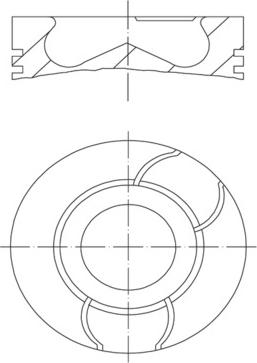 MAHLE 021 PI 00123 000 - Поршень autocars.com.ua