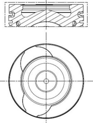 MAHLE 021 PI 00128 000 - Поршень autocars.com.ua