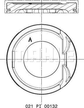 MAHLE 021 PI 00132 000 - Поршень autocars.com.ua