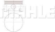 MAHLE 028 PI 00126 000 - Поршень autocars.com.ua