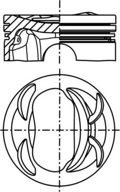MAHLE 028 PI 00131 001 - Поршень autocars.com.ua
