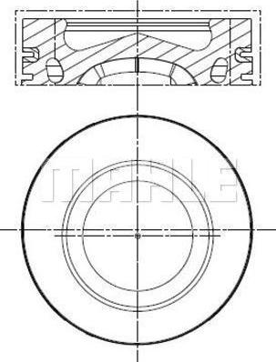 MAHLE 028 PI 00140 000 - Поршень autocars.com.ua