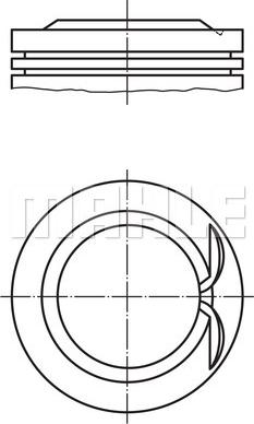 MAHLE 028 PI 00146 001 - Поршень autodnr.net