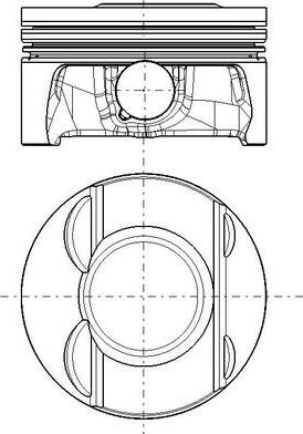 MAHLE 028 PI 00175 000 - Поршень autocars.com.ua