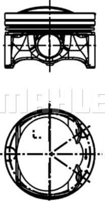 MAHLE 028 PI 00177 000 - Поршень autocars.com.ua