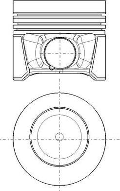 MAHLE 028 PI 00179 000 - Поршень autocars.com.ua