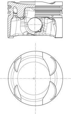 MAHLE 028 PI 00188 000 - Поршень autocars.com.ua