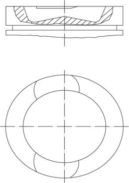 MAHLE 037 PI 00107 000 - Поршень autocars.com.ua