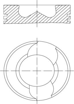 MAHLE 037 PI 00150 000 - Поршень autocars.com.ua