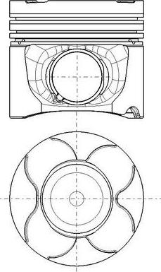 MAHLE 037 PI 00151 000 - Поршень autocars.com.ua