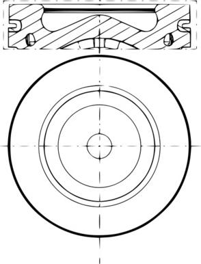 MAHLE 039 PI 00130 000 - Поршень autocars.com.ua