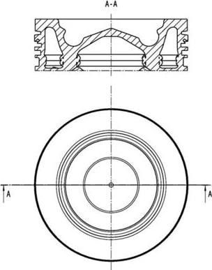 MAHLE 061 PI 00139 000 - Поршень autocars.com.ua