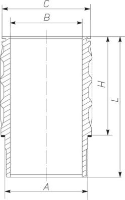 MAHLE 061 WN 26 00 - Гільза циліндра autocars.com.ua