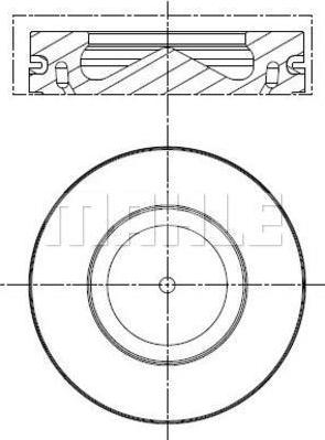 MAHLE 081 PI 00113 001 - Поршень autocars.com.ua