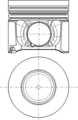 MAHLE 081 PI 00115 000 - Поршень autocars.com.ua