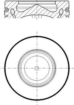 MAHLE 081 PI 00119 000 - Поршень autocars.com.ua