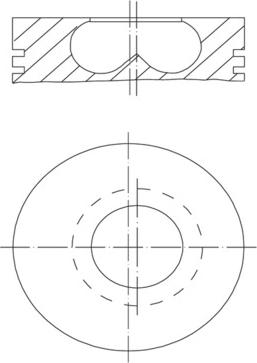 MAHLE 081 PI 00123 002 - Поршень autocars.com.ua
