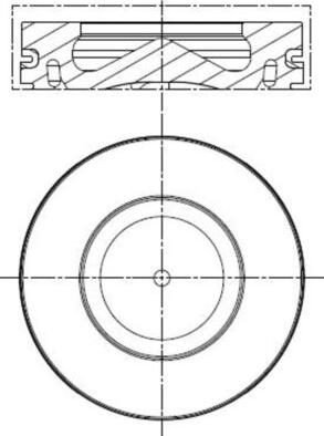 MAHLE 081 PI 00134 002 - Поршень autocars.com.ua
