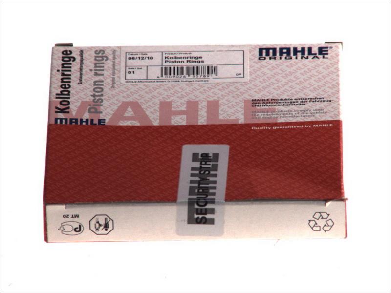 MAHLE 082 72 N0 - Комплект поршневих кілець autocars.com.ua