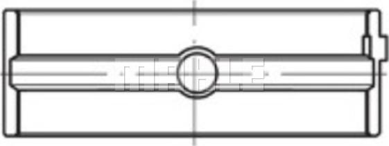 MAHLE 099 HL 20065 000 - Підшипник коленвала autocars.com.ua
