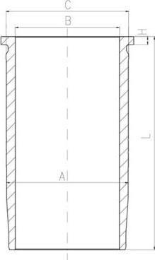 MAHLE 227WN5600 - Гільза циліндра autocars.com.ua