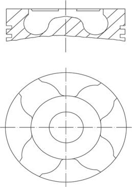 MAHLE 229 04 30 - Поршень autocars.com.ua