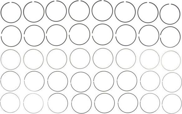 MAHLE 41859CP - Комплект поршневих кілець autocars.com.ua