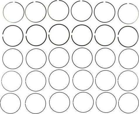 MAHLE 42190CP - Комплект поршневих кілець autocars.com.ua