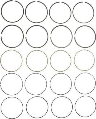 MAHLE 42252CP - Комплект поршневих кілець autocars.com.ua